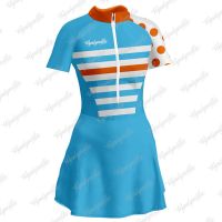 Wyndymilla New Product 2022 Female Short Sleeve Dress Triathlon Outdoor Bicycle Comfortable Sports Riding Little Monkey Skirt