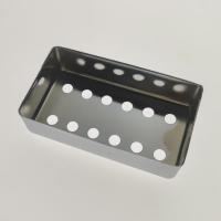 BNMUSIC ฝาครอบ Humbucker Pickup ทองเหลืองขนาดเล็ก50มม. สำหรับ LP อะไหล่กีตาร์ไฟฟ้า Chrome