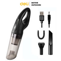 Deli เครื่องดูดฝุ่นในรถ เครื่องดูดฝุ่นรถยนต์ เครื่องดูดฝุ่น 4800Pa HEPA กรอง Vacuum Cleaner