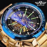 ⌚ T-winner Mens Fashion Skeleton Cool Mechanical Waterproof Automatic Watch