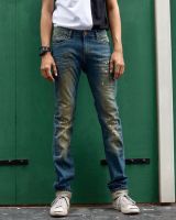 Blacksheepjeans กางเกงยีนส์ขายาวผู้ชาย เสื้อผ้า แฟชั่น รุ่น BSMSF-161101 สีน้ำเงินเข้ม