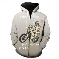 Cartoon Punk Style Motorcycle Mens Zipper Hoodie Fashion 3D Print Unisex Harajuku 2022 Hot Sale Streetwear Sweatshirts Tops Size:XS-5XL