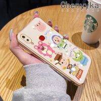 Chenyyka เคส M01s A10s A10กาแลคซีของปลอกสำหรับ Samsung การ์ตูนทอยสตอรี่ไม้เรืองแสงซิลิโคนขอบนิ่มกันกระแทกแฟชั่นเคสโทรศัพท์ชุบหรูหราเคสป้องกันเลนส์กล้องคลุมทั้งหมด