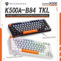 Machenike B84 K500A คีย์บอร์ดแบบกลไก Hot-Swappable 75% TKL แบบมีสาย/คีย์บอร์ดเกมไร้สาแอลอีดี/ไฟ RGB Backlit 84คีย์สำหรับนักเล่นเกม