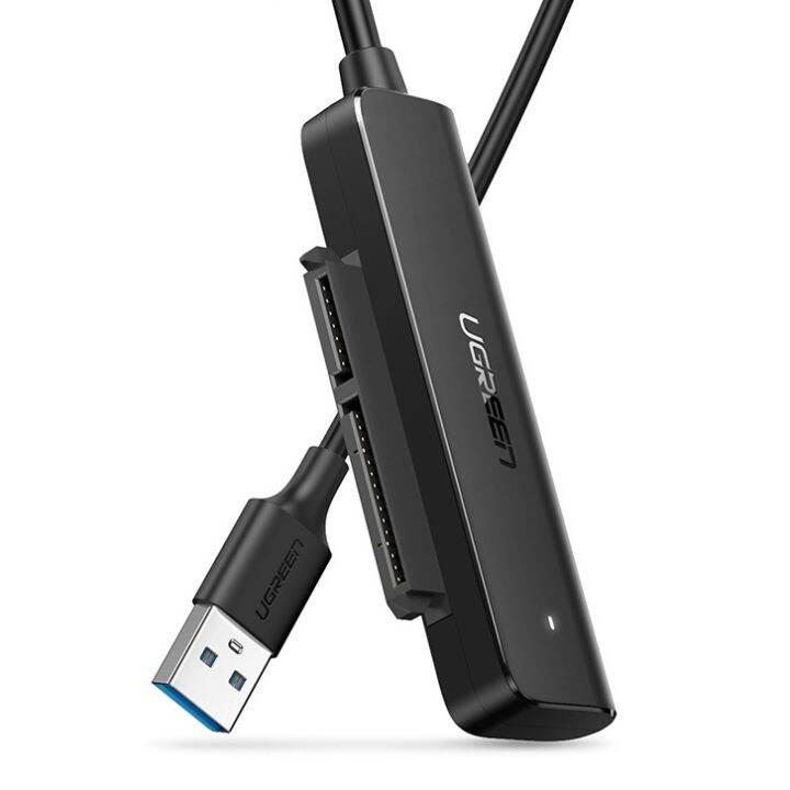 ugreen-sata-usb-อะแดปเตอร์แปลง-usb-3-0-usb-c-เป็น-sata-สําหรับ-hdd-ssd-2-5-นิ้ว-external-ฮาร์ดไดรฟ์-5-gbps