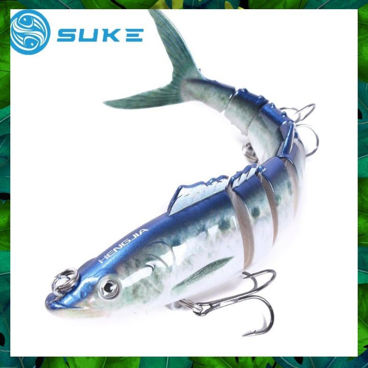 SUKE Fishing lure 17.8cm/38g Lifelike 8 Jointed Sections Trout