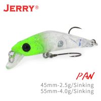 Jerry Pan Jerkbait Minnow Fishing Lures Deep Diving Artificial Hard Baits 45mm 55mm Sinking Pike Bass Pesca Tackle