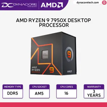 AMD Ryzen 9 7950X 16-core 32-Thread 4.5GHz (5.7 GHz Max Boost