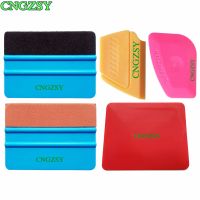 CNGZSY Plastic Suede Felt Squeegee Soft Scraper Applicator Auto Vinyl Film Sticker Car Window Tinting Installation Tools Kit K70