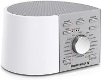 Adaptive Sound Technologies Sound+Sleep SE Special Edition High Fidelity Sleep Sound Machine with Real Non-Looping Nature Sounds, Fan Sounds, White, Pink &amp; Brown Noise, &amp; Adaptive Sound Technology Home-White Machine