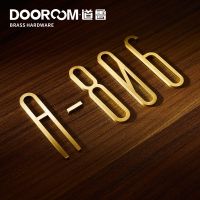 Dooroom Creative ss Digits 0-9 For Door Plate House Number Room Number Ho Floor Number Villa Decoration Signboard