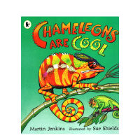 Original English picture book chameleons are cool primary school stem popular science nature encyclopedia reading materials childrens nature story book color picture Walker nature story