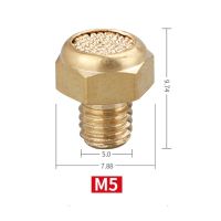 ตัวเก็บเสียงท่อไอเสีย Bsl M5นิวเมติก1/8 "1/4" 3/8 "1/2" ขั้วต่อแบบซีลตัวกรองสัญญาณรบกวนทองแดง