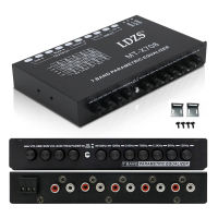 7 Band รถ Equalizer มัลติฟังก์ชั่นเครื่องเสียงรถยนต์ EQ Tuning Crossover Amplifier Parametric Equalizer เครื่องเสียงรถยนต์ Equalizer