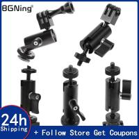 360หมุน Magic Arm Hot Shoe Mount Adapter 14 "สกรูสำหรับกล้อง Cage ผู้ถือร่มแฟลช LED Trigger สำหรับ Gopro สำหรับ OSMO888