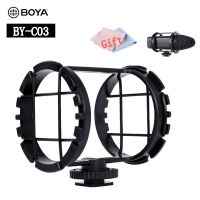 Microphone Shock Mount Boya By-c03 Shoe Shockmount For Micorpohone 1 quot; To 2 quot; In Diameter By-vm300ps By-v02 Zoom H1 H1n Recorder - Mic Stand - AliExpress