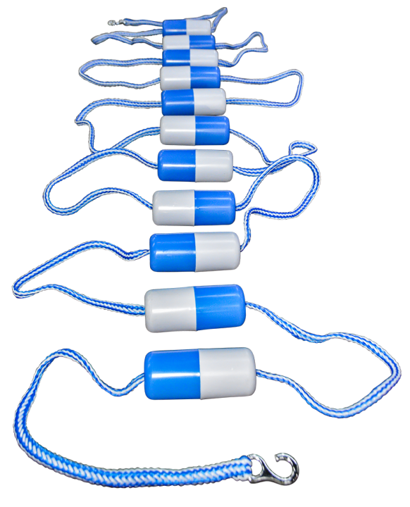 JetFlo Swimming Pool Safety Rope, 24 ft , 11 floats, 2 hooks Lazada PH