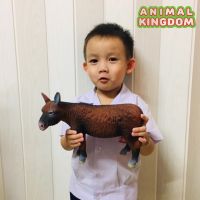 Animal Kingdom - โมเดล Donkey ลา แดง ขนาด 26.00 CM แบบนิ่ม (จากสงขลา)