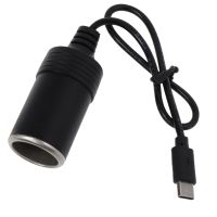 ทีดี้3C USB ตัวผู้ถึง12V ช่องจุดบุหรี่ในรถยนต์ตัวเมียสายแปลงสัญญาณ (สูงสุด36W)