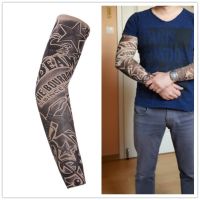 Summer Outdoor Cycling Sport Tattoo Sleeve Man Arm Warmers Mangas Para Brazo Cool Womens Long Arm Sleeves 3d Print Fake Sleeves Sleeves