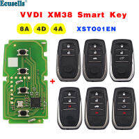 Oibwye Xhorse VVDI XM38กุญแจอัจฉริยะ4A 4D 8A สำหรับ Toyota Camry Rav4 Hilux Land Cruiser Rewirte สำหรับ VVDI Key TOOL Plus Max VVDI2