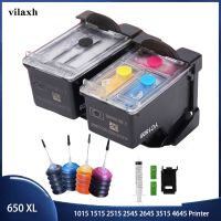 【Itian Pavilion】 Vilaxh 650 XL ตลับหมึก650XL สำหรับ HP650 Deskjet 1015 1515 2515 2545 2645 3515 3545 4515 4645เครื่องพิมพ์