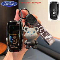 กุญแจรถ Ford Mondeo/RANGER/EVEREST เคสกุญแจ FORD อุปกรณ์เสริม ford เคสกุญแจ 3 ปุ่มสำหรับ FORD RANGER เคสกุญแจ