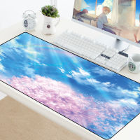 ดอกเชอร์รี่ดอกไม้แผ่นรองเมาส์ XXL ขนาดใหญ่900X400มิลลิเมตรสีชมพูซากุระ M Ousepad พีซีอุปกรณ์เล่นเกมแป้นพิมพ์พรมดอกไม้โต๊ะเสื่อ