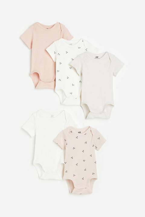 H&M 5-pack Cotton Bodysuits