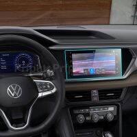 ฟิล์มกันรอยหน้าจอกระจกนิรภัยสำหรับ VW Volkswagen Taos T-Cross 2022 10.1นิ้วรถวิทยุ GPS นำทางอุปกรณ์ตกแต่งภายใน