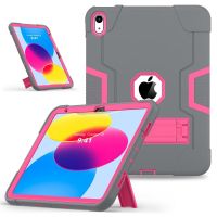 เคสสำหรับ Apple Ipad 10th Gen 2022 10.9แบบตั้งได้ซิลิโคน A2696นิ้ว Pc A2777 A2757เต็มรูปแบบกันกระแทก