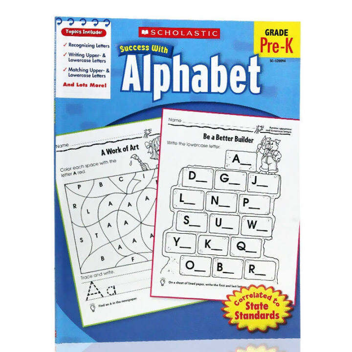 first homework alphabet scholastic