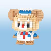 Cartoon Building Block Doll Toys Micro Particle Building Assembly Blocks Educational Childrens Toys Block Building Toys L3O7