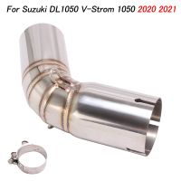 For Suzuki DL1050 V-Strom 1050 2020 2021 Exhaust Pipe Motorcycle Stainless Steel Middle Tube For 51mm Muffler Escape Reserve Cat Haberdashery