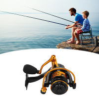 Spinning Fishing Reel 5.0: 1 ความเร็วสูงเหยื่อตกปลาโลหะตกปลา Reel 4 + 1BB ถ้วยตื้นสำหรับตกปลาน้ำจืด