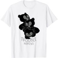 2023 NEWPIXAR เสื้อยืด ve Bear Cubs Trouble Makers-เสื้อยืดผู้ใหญ่