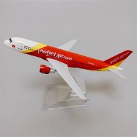 Lega Di Metallo เวียดนาม A320อากาศเจ็ตชาวเวียดนาม Moo Di Aereo Vietjet Airbus 320 Aireo Moo Rego Ali Per Bambini 16Cm