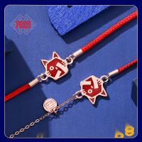 [COD] knot Forbidden new joint name 925 silver temperature sensor color-changing cat bracelet female natal year red Yu