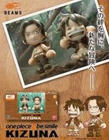 Luffy &amp; Ace ของแท้ JP แมวทอง - Besmile Bandai [โมเดลวันพีช] (2 ตัว)