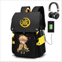 【CW】 Demon Slayer Anti-theft Durable Oxford Laptop Boy School