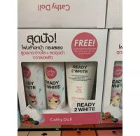 Cathy Doll Ready 2 White Lightening Foam 100ml + One Day Body Cleanser 85ml 2pcs.-159