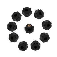 10 Pieces of Blind Hole Hexagonal Star Plum Blossom Handle Nut Machine Nut Bakelite Handle Nut M6 25mm