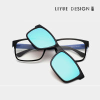 Eyeglasses Brand designer Polarized Magnet Clip glasses frame men women Myopia Prescription Glasses Optical sunglasses Eyewear