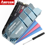 AMPCOM Tản Nhiệt SSD M.2 2280, Tản Nhiệt Hai Mặt
