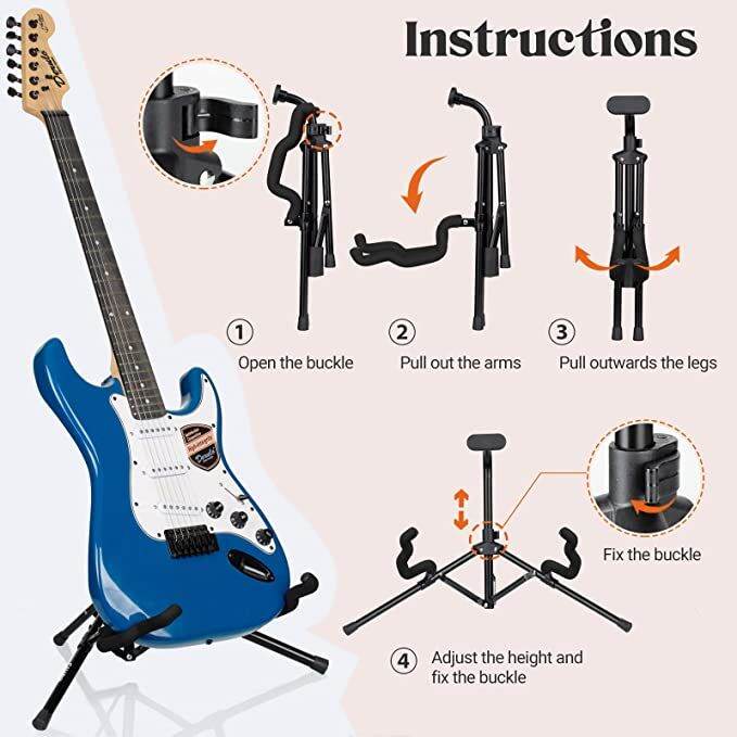 gregory-electric-guitar-stand-ขาตั้งกีตาร์ไฟฟ้า-ที่วางกีต้าร์ไฟฟ้า-แบบพับได้-รุ่น-ขาตั้งกีต้าร์อเนกประสงค์-ขาตั้งกีต้าร์พับได้