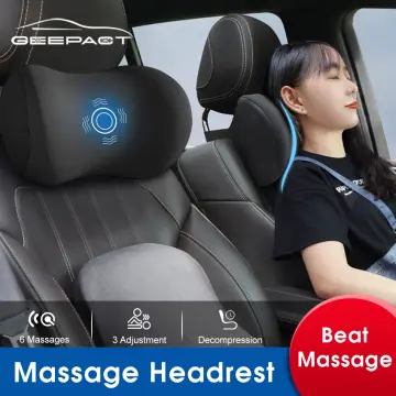 Car Electric Massage Pillow Seat Back Headrest Lumbar Support