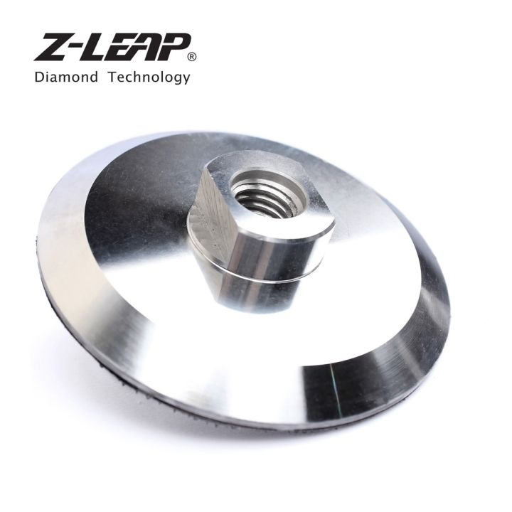 z-leap-m14-thread-4-inch-aluminum-backer-pads-100mm-backing-holder-for-diamond-polishing-pads-polishing-bonnets-backing-disc