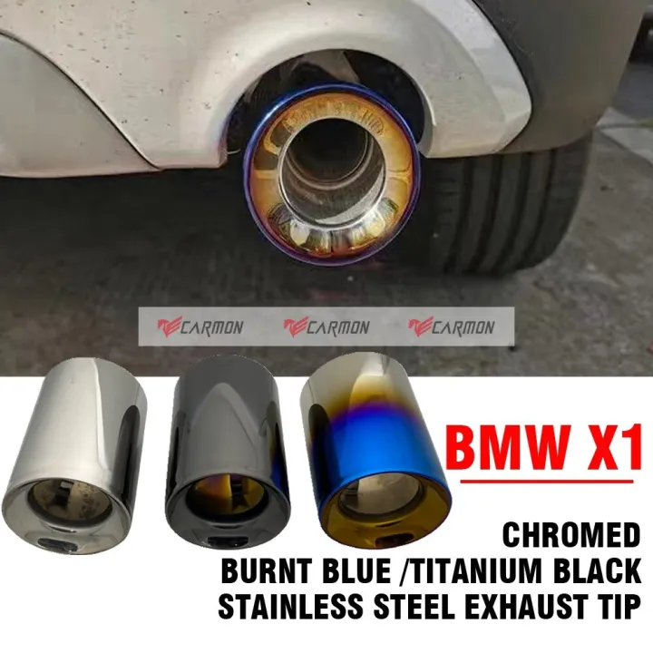 1 Piece Stainless Steel Exhaust Tips Mufller Tail End Pipes For BMW X1