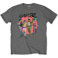 เสื้อยืด Gorillaz Group Circle Rise