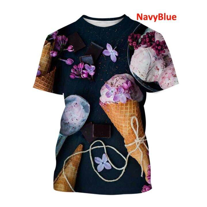 2022-summer-children-cake-colorful-ice-cream-printed-t-shirts-kids-cool-clothes-funny-boys-girls-t-shirts-baby-tees-tops